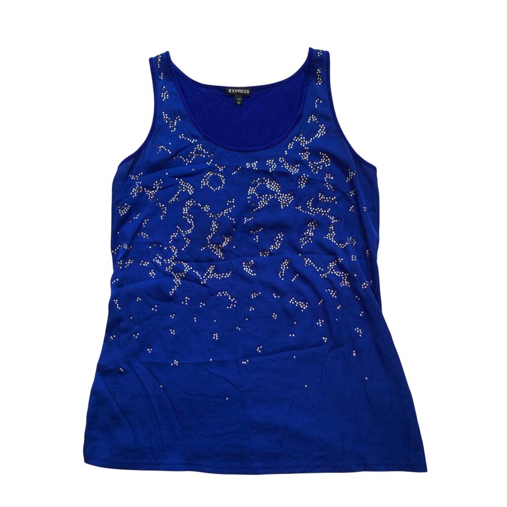 2011 Express Bling Satin Tank, Women's Medium
